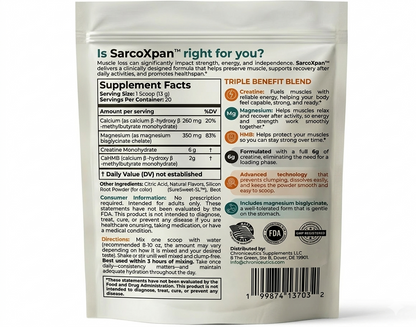 SarcoXpan™ | Preserve strength, and independence while you age